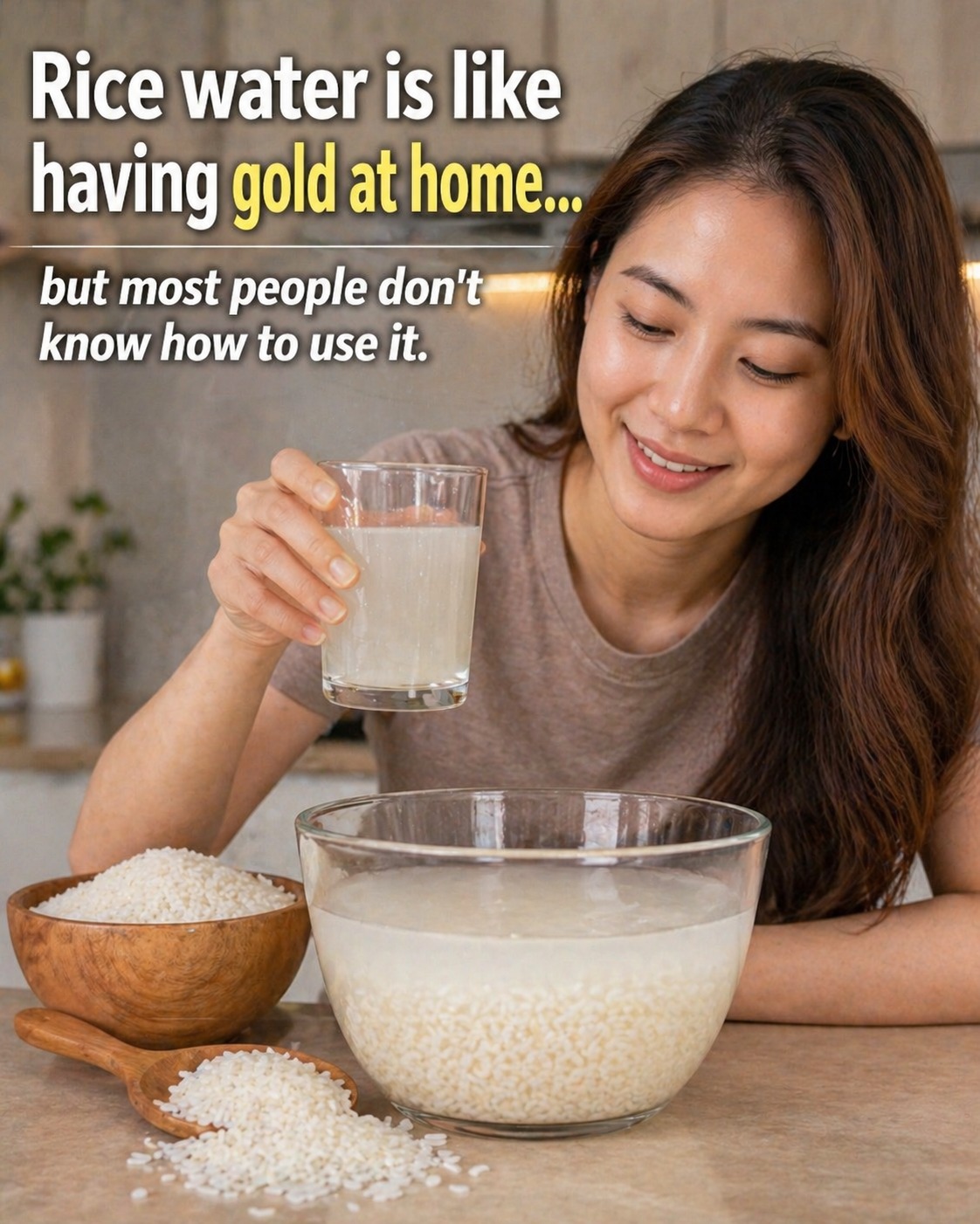 Most Women Over 50 Don’t Know This About Simple Rice Water