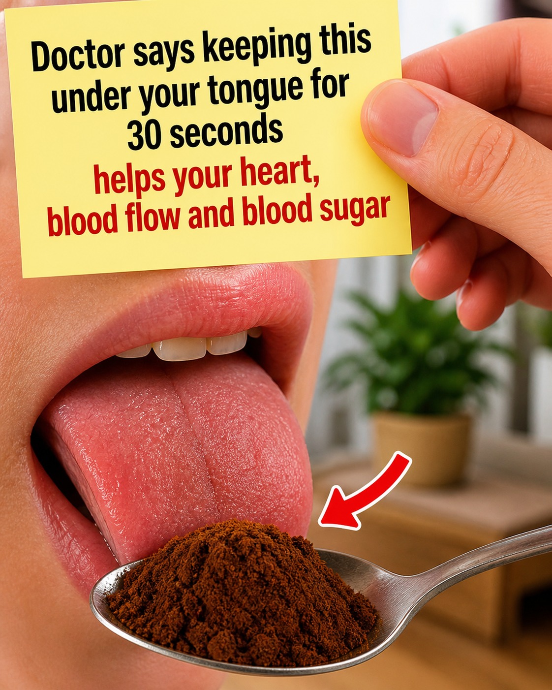 Keep This Common Powder Under Your Tongue to Support Healthy Blood Flow