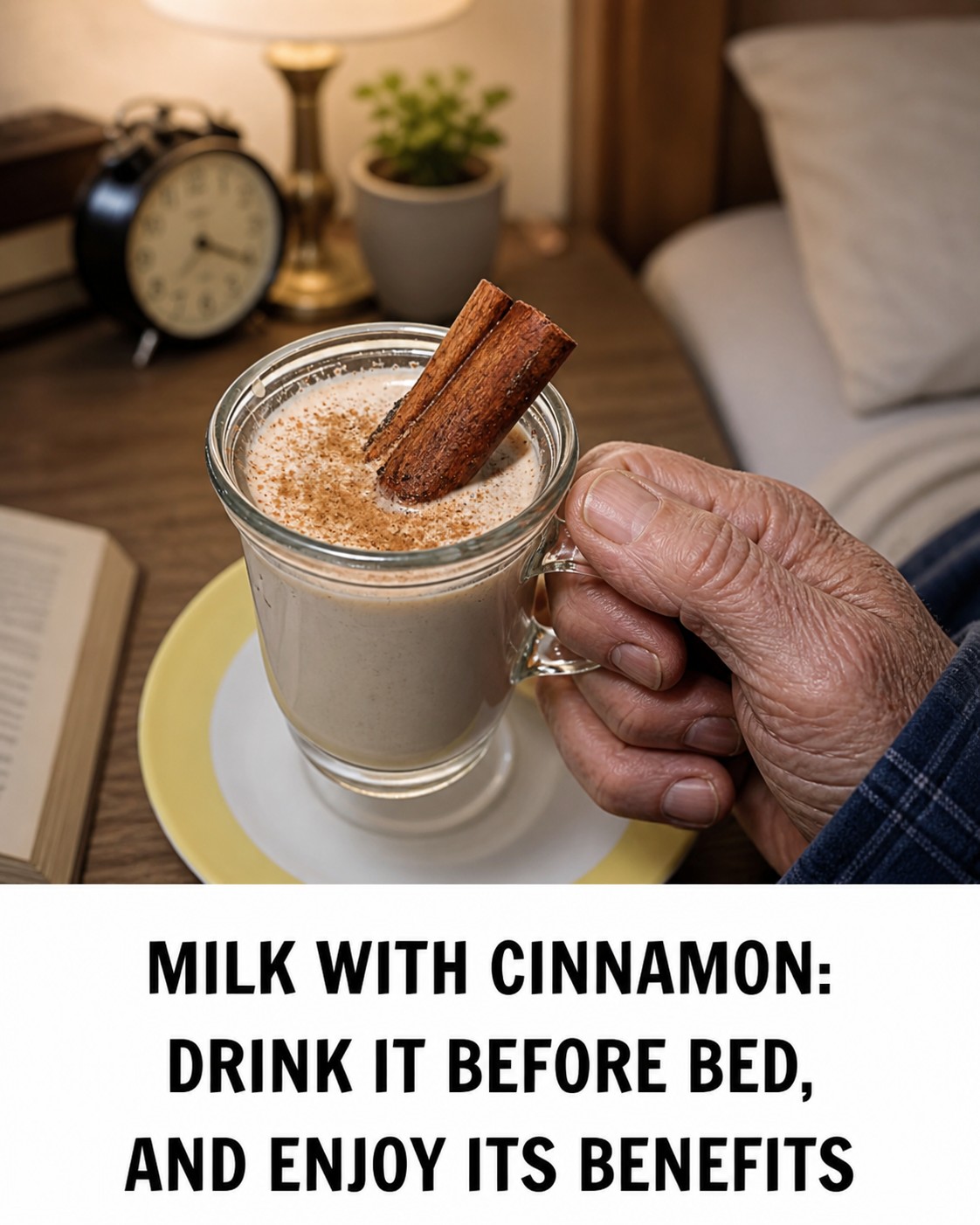 Milk With Cinnamon Before Bed Triggers Sleep, Cravings Control, and Cramp Relief