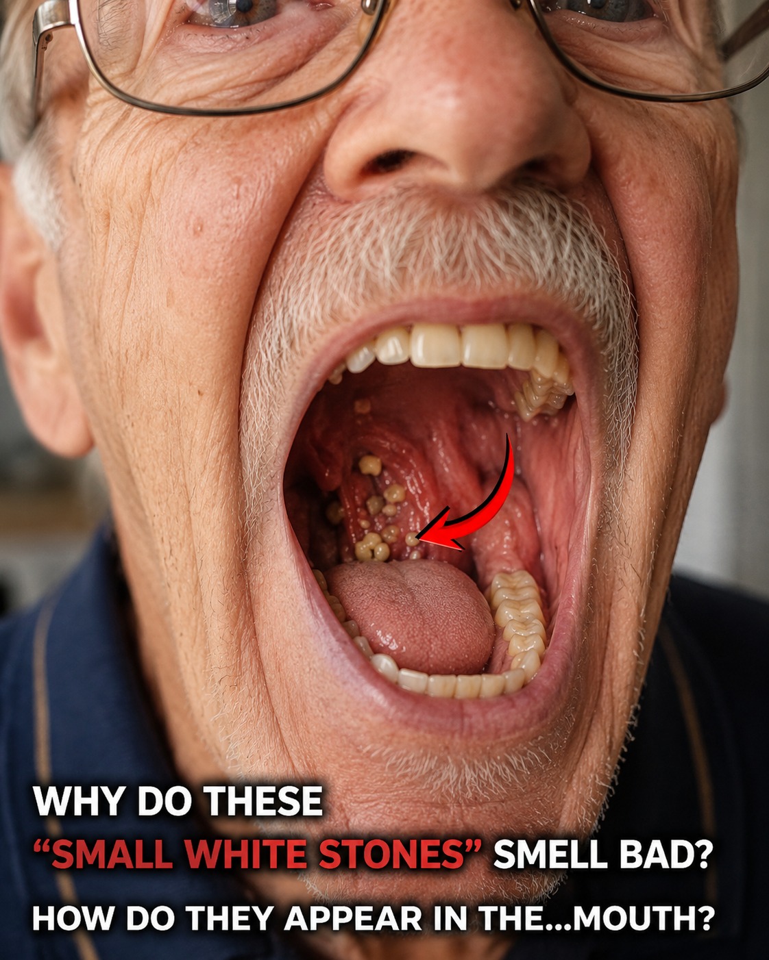 Small White Tonsil Stones Trigger Bad Breath — Here’s Why
