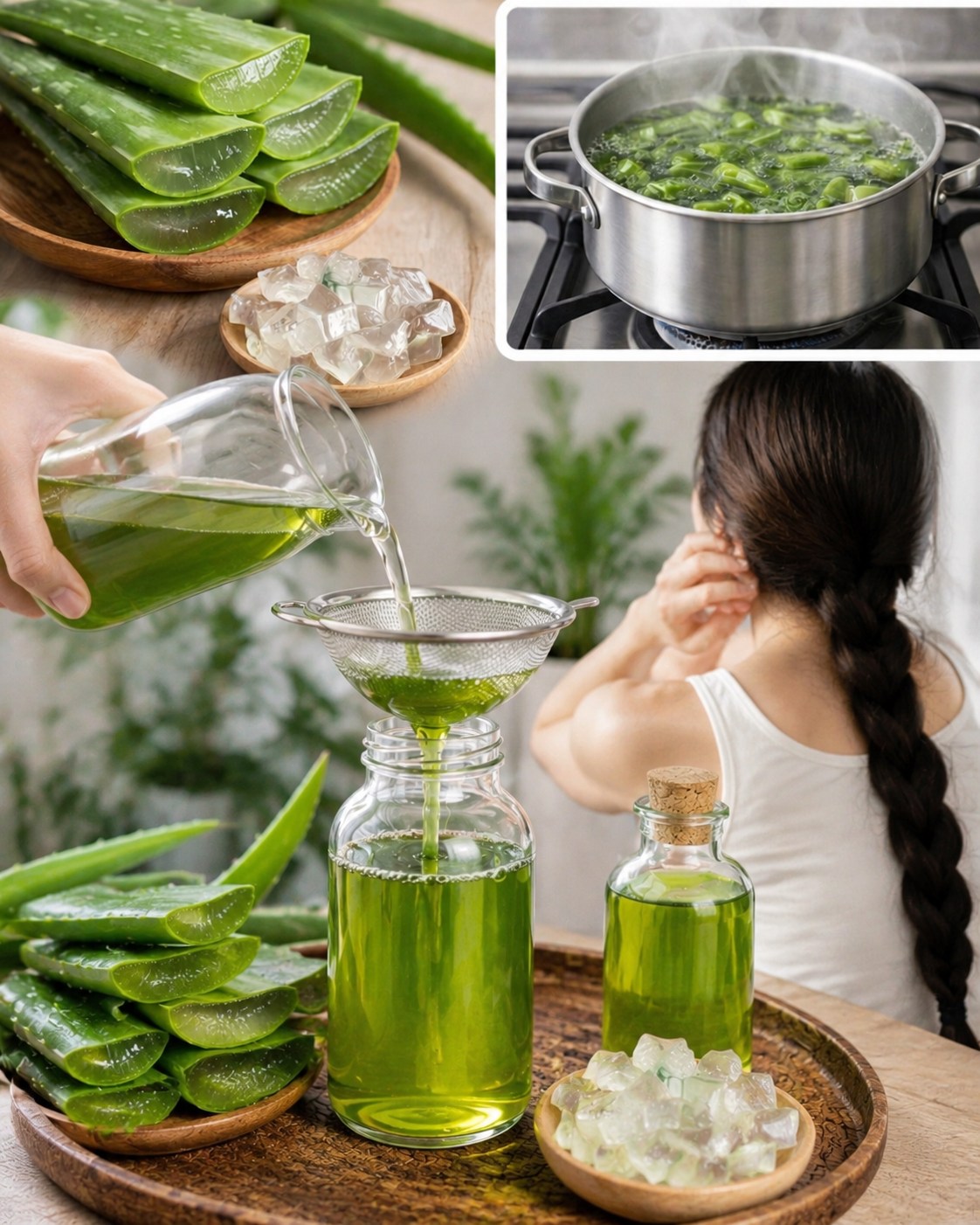 How to Make Aloe Vera Oil for Faster Hair Growth and to Reduce Hair Fall – The Natural Scalp Ritual Thousands Swear By